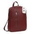 Rucsac laptop 14 inch din piele naturala DiAmanti Rovereto Rosso Scuro